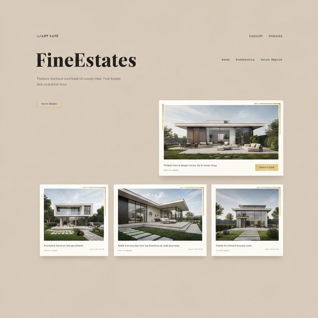 FineEstates luxury real estate marketplace website
